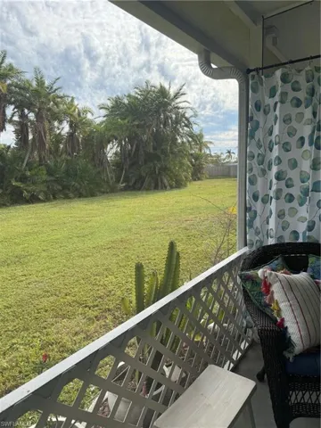 View of back yard