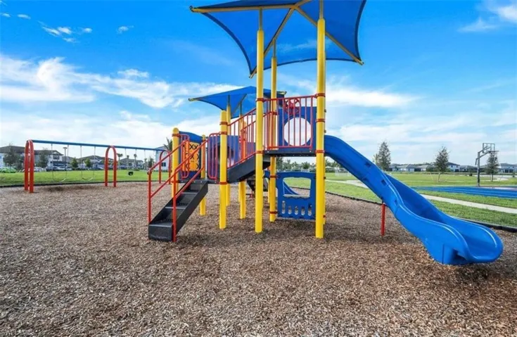 View of community playground