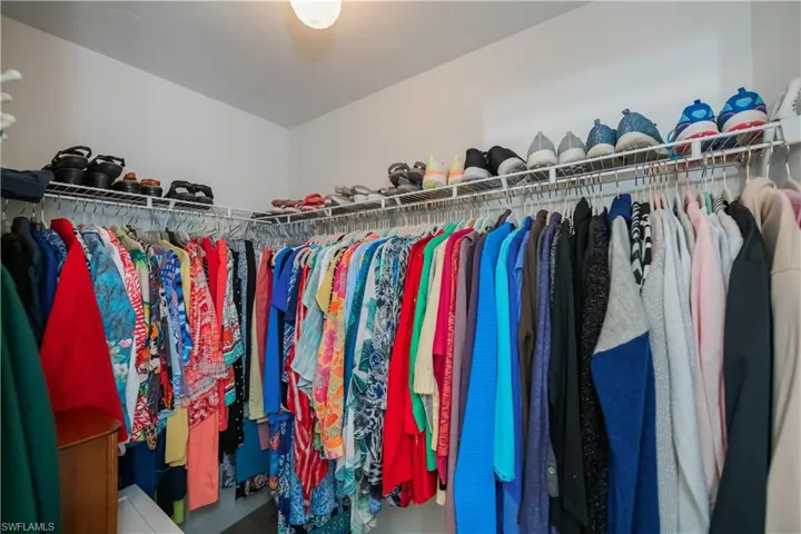 View of spacious closet