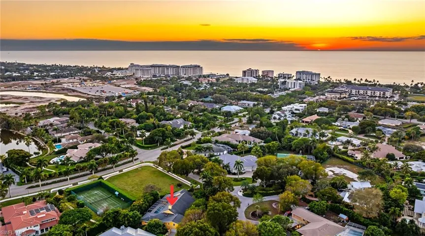 View of urban area featuring a nearby body of water and nearby suburban area