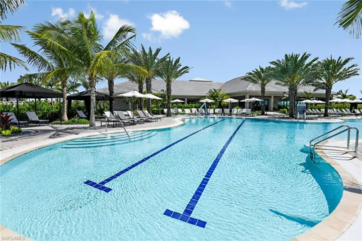 View of swimming pool featuring a gazebo and a patio