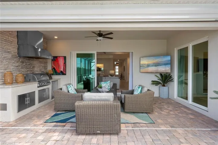 Covered space to relax