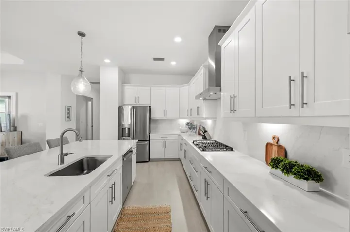 Ample cabinetry and counter tops