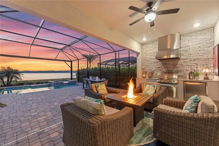 Imagine entertaining while the sun sets