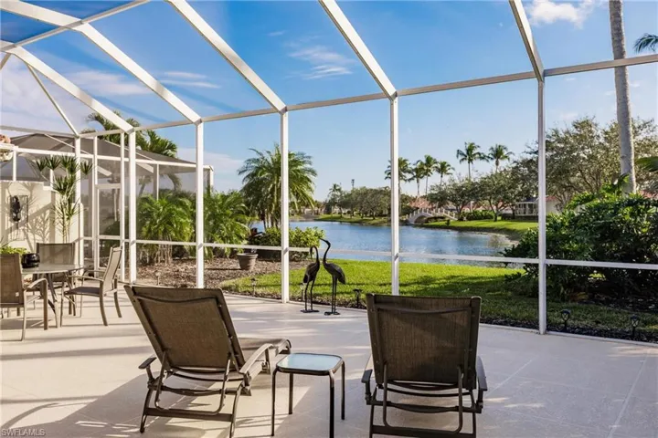 Stunning views of the big lake from this huge 25x40 screened patio.