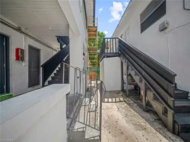 View of patio / terrace featuring stairway