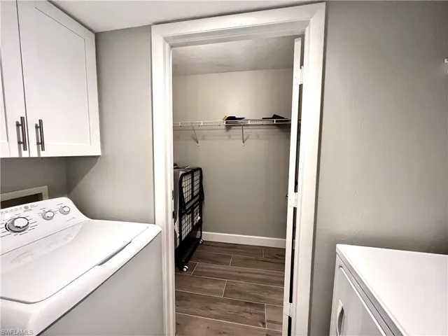 Laundry and Storage Area