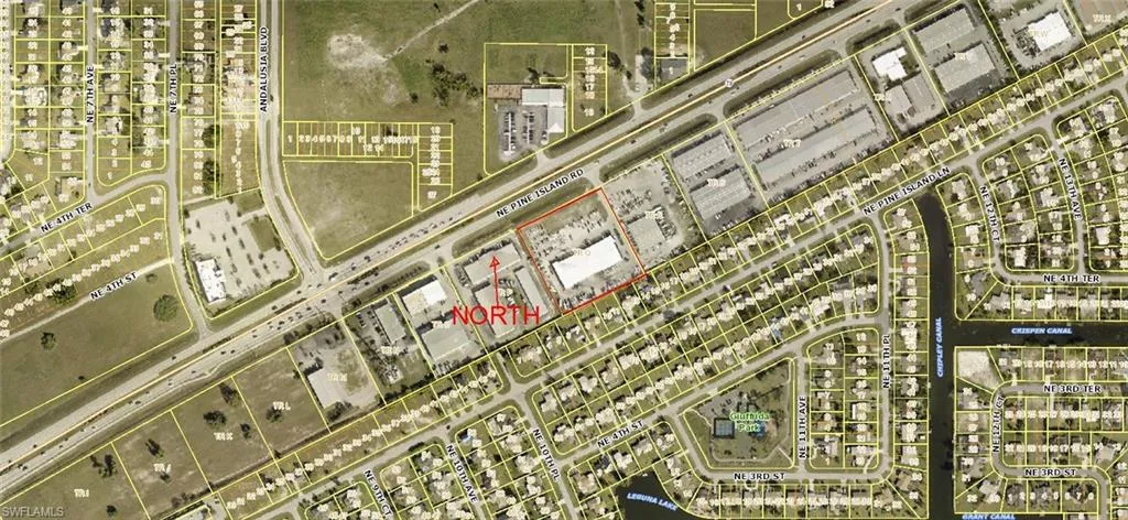 AERIAL SHOWING THE LOCATIONS AND SURROUNDING AREA