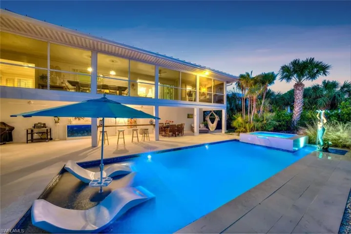 Twilight at the Pool