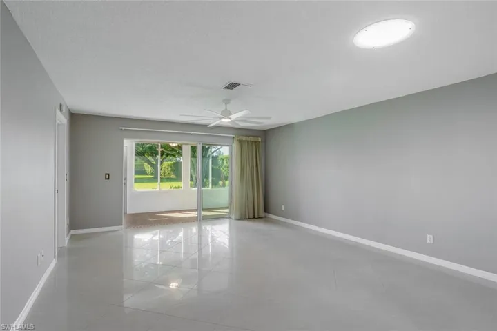Living area. fresh paint!
