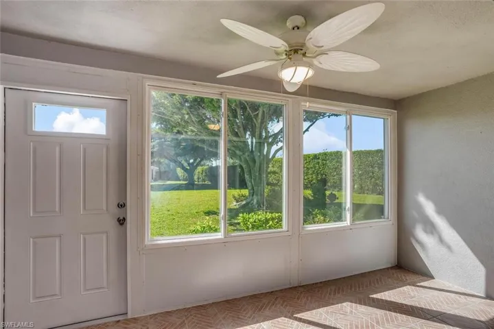 Lanai with impact windows!