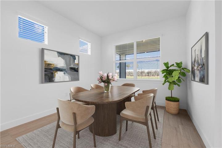 staged dinning room