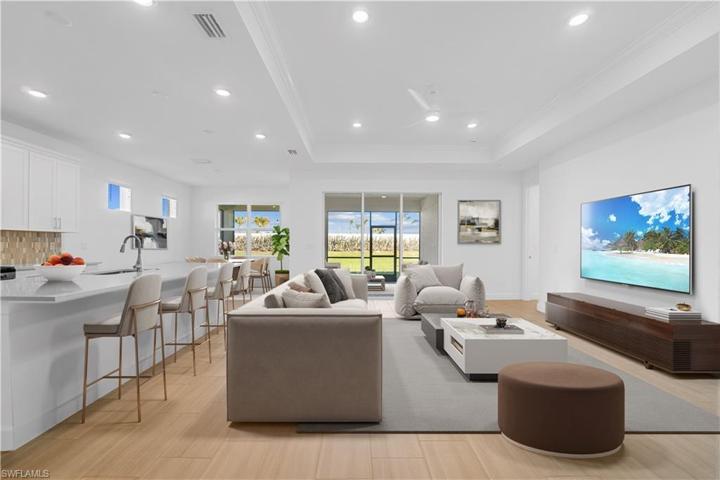 staged living room