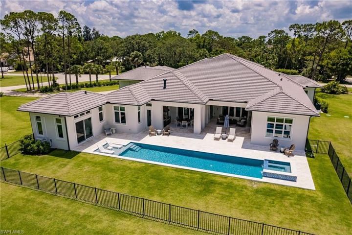 Aerial-Back of Home