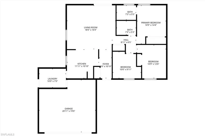 View of floor plan / room layout