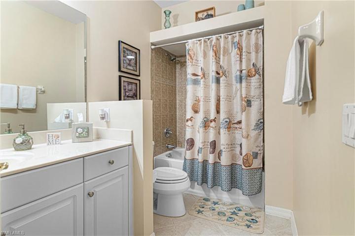 Guest bathroom with a Tub/Shower Combo