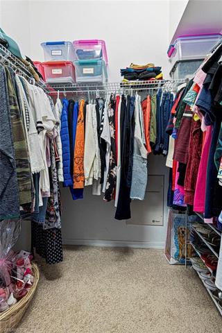 One of the closets the Primary suite
