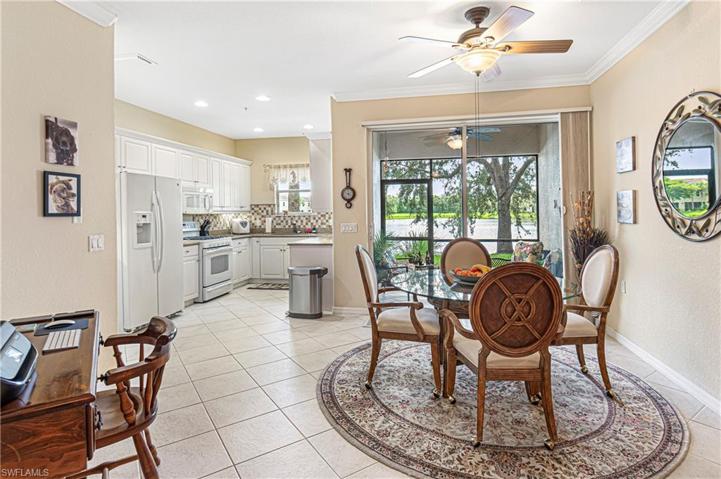 Kitchen Nook off screened Lanai