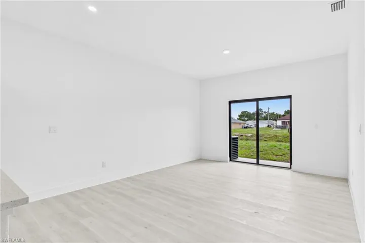 Welcoming second-unit living room with an open and connected floor plan.