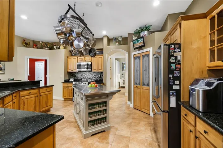 The kitchen was built for a gourmet chef