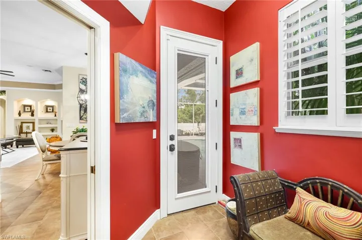 This guest bathroom is also your guests pool bath