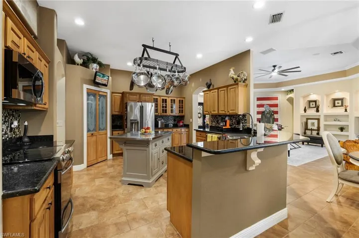 The design & flow of this home is warm & comforting