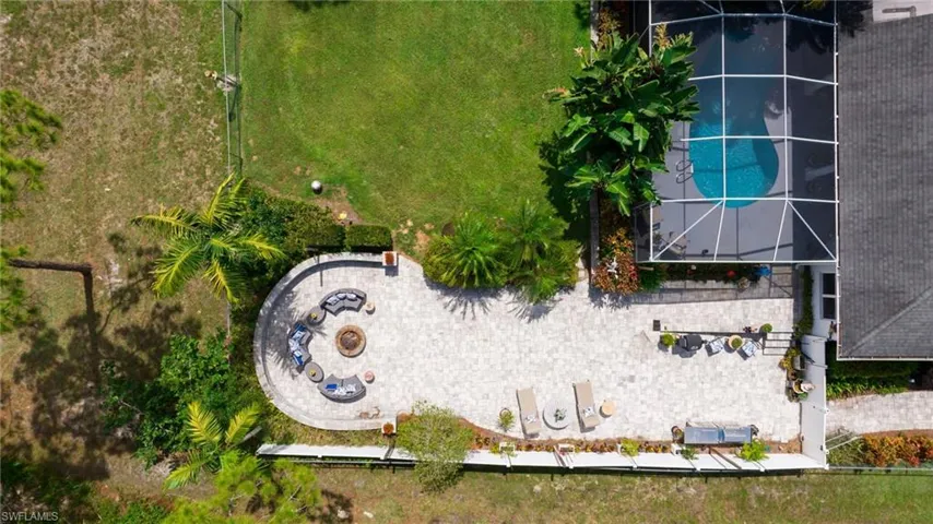 This is only half of the backyard space