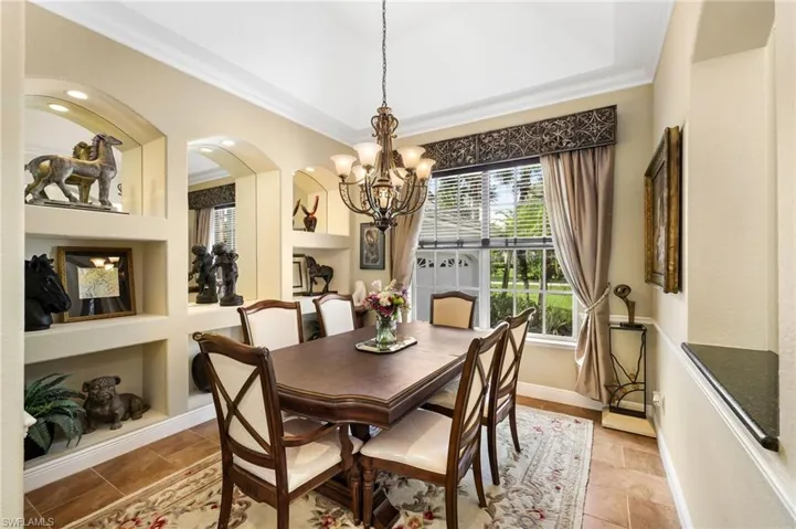 The Formal Dining Room with lots of natural sunlight
