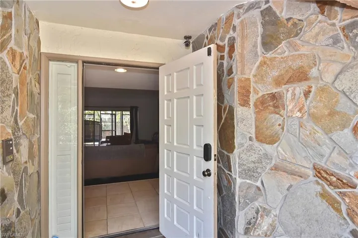 Doorway to property
