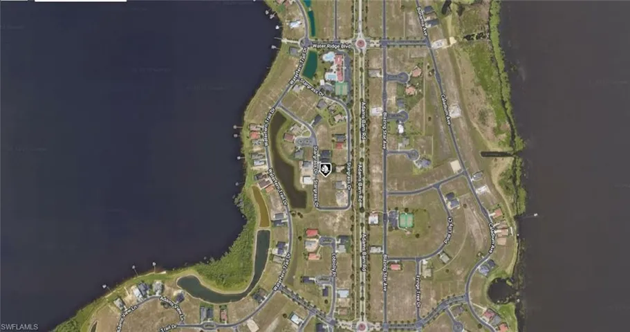 Aerial Map. Displaying the property's location and surrounding area
