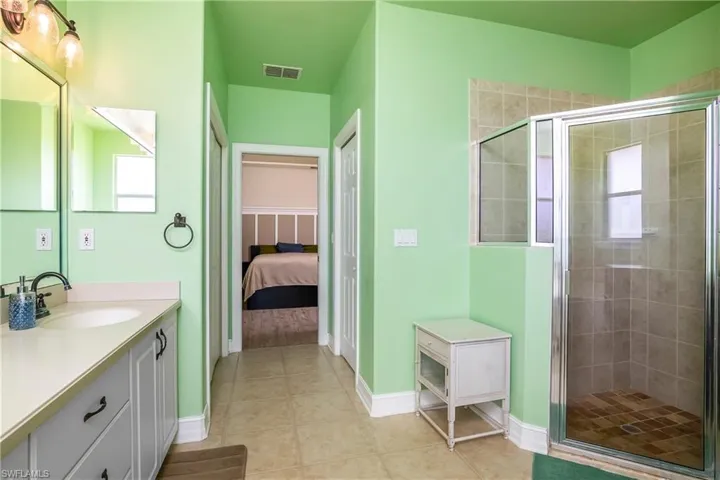 Main Bath with shower