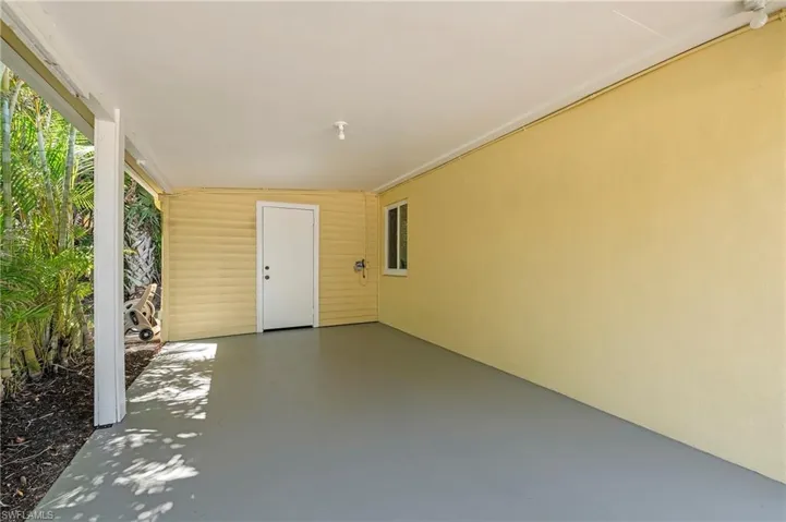 Attached carport