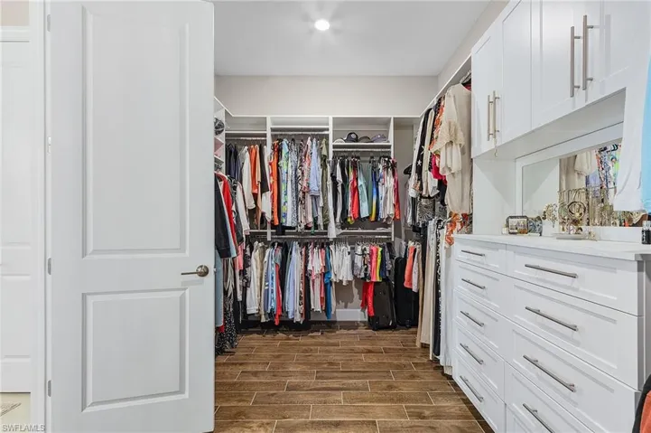 Customized walk in Primary closet