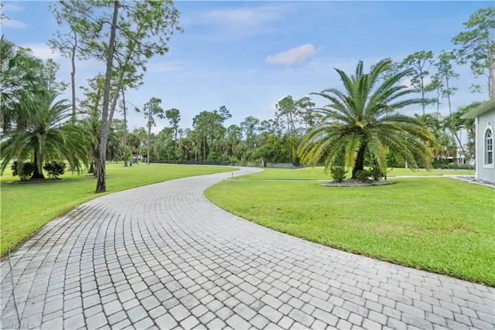 View of community with a yard