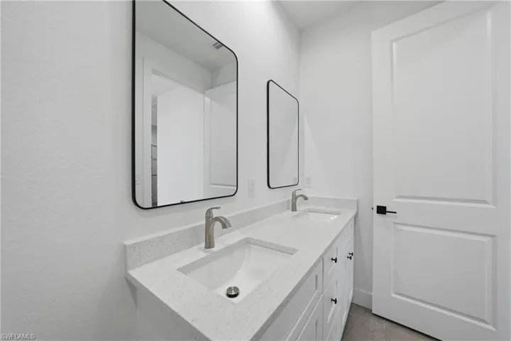 Bathroom with double vanity