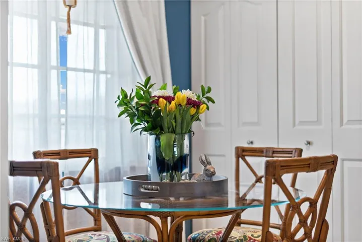 View of dining room