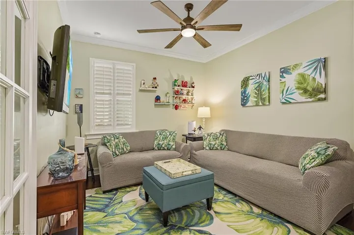 Den, TV room or flex room.  Very nice added bonus space.
