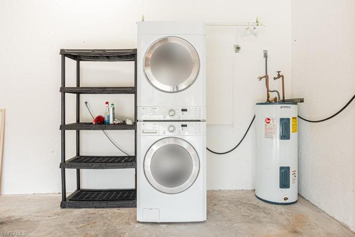 Laundry in Garage