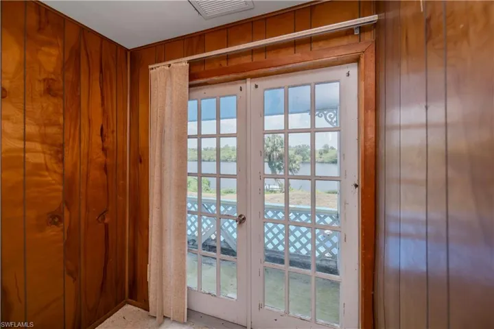 Doorway to outside deck