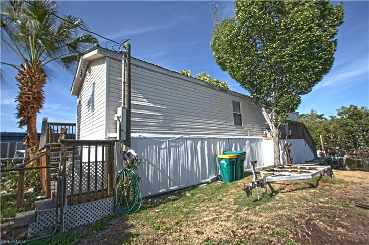 Side and front of home