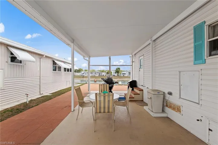 View of patio with a residential view