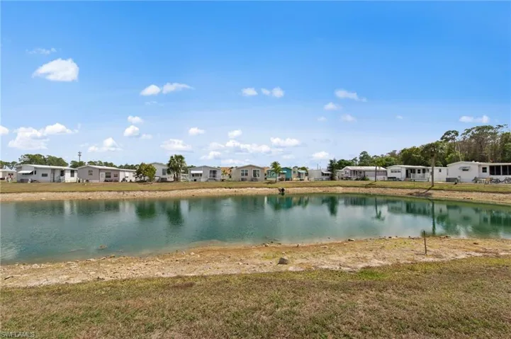 Water view with nearby suburban area