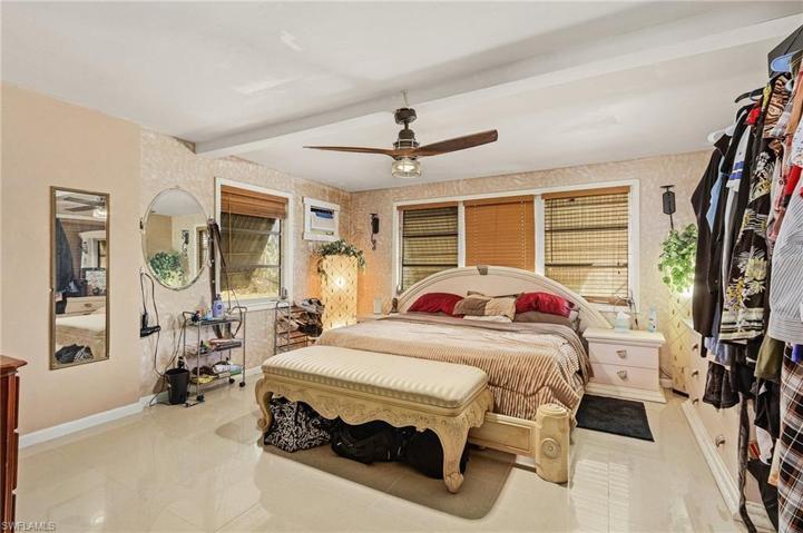enclosed lanai being used as third bedroom