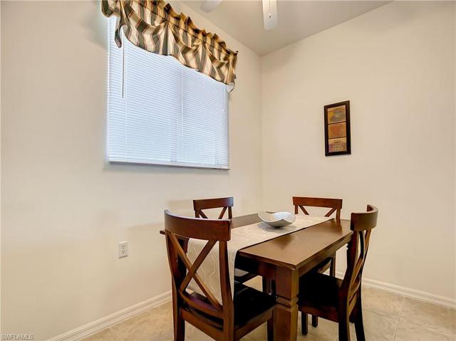 Spacious eat in kitchen.