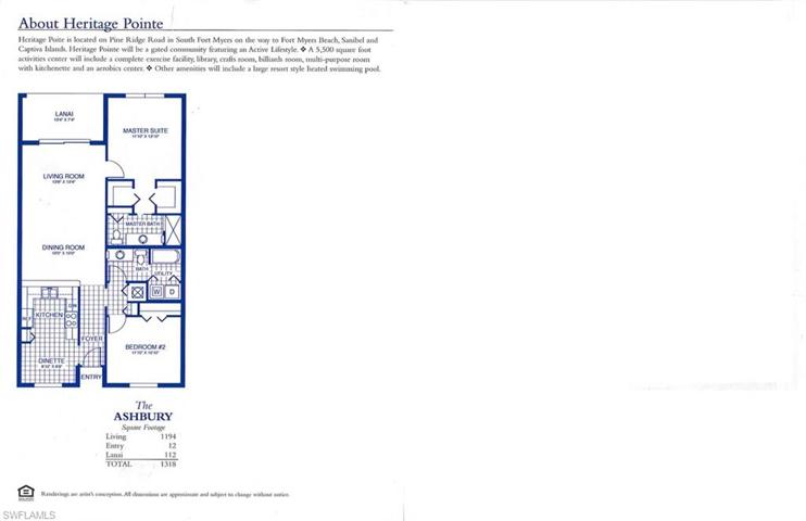Developers floor plan
