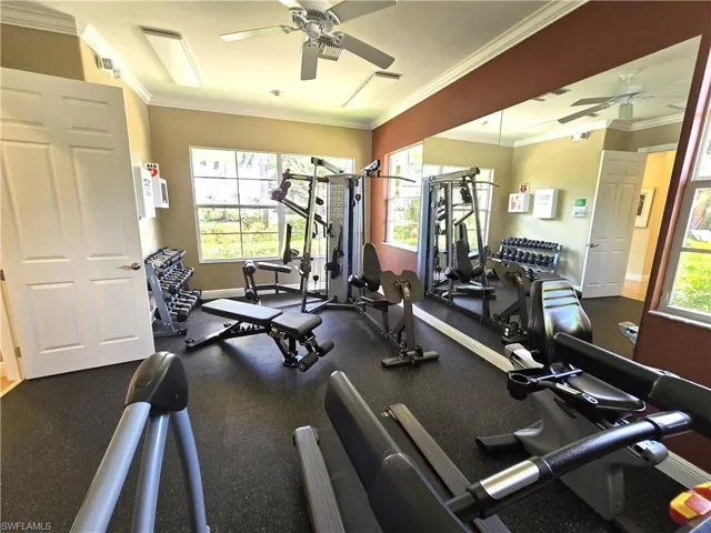 Gym featuring great work out machines