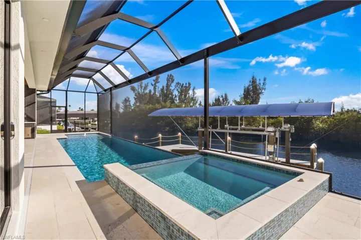 Kick back and relax in this beautiful pool - swim year round and enjoy the spa on the cold winter evenings!