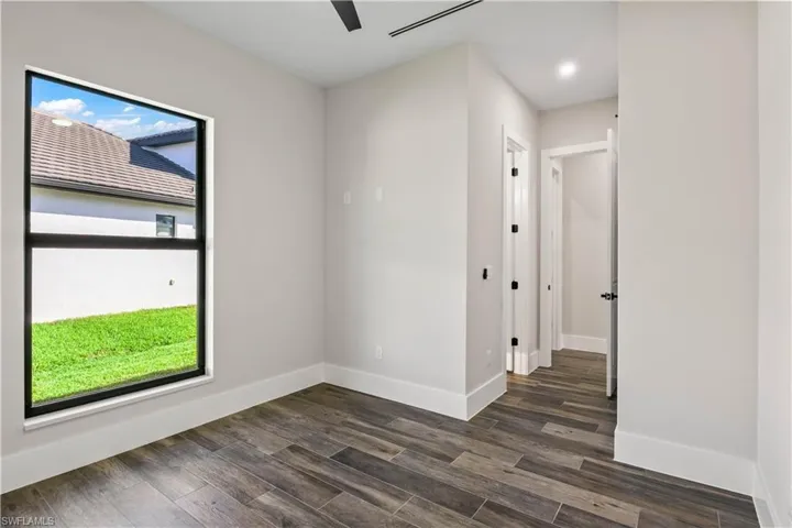 Guest bedroom with bathroom
