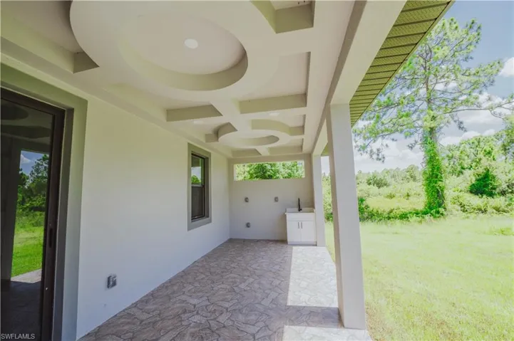 View of patio / terrace featuring sink