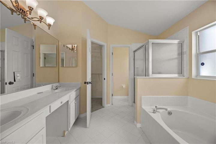 Master Bath with Garden Tub, Separate Shower, Huge Walk-in Closet
